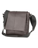 Фотография Мужская коричневая сумка на плечо SHVIGEL 00852
