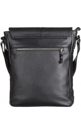 Вместительная кожаная мужская сумка на плечо SHVIGEL 00859