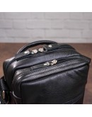 Фотография Черная мужская маленькая сумка на плечо SHVIGEL 00926
