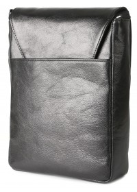 Черная мужская сумка на плечо формата А4 SHVIGEL 00927