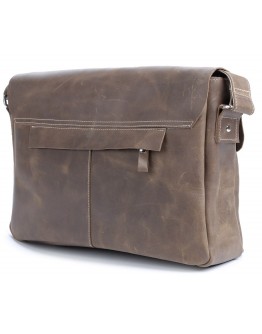 Вместительная кожаная мужская сумка на плечо SHVIGEL 00980