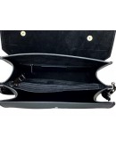 Фотография Женская кожаная сумочка черного цвета VIRGINIA CONTI 02451 BLACK