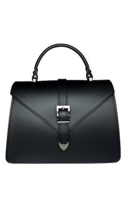 Женская кожаная сумочка черного цвета VIRGINIA CONTI 02451 BLACK