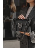 Фотография Кожаная женская сумочка черного цвета VIRGINIA CONTI 03131 BLACK