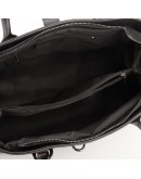 Фотография Женская черная кожаная удобная сумка VIRGINIA CONTI 03177BLACK