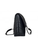 Фотография Кожаная стильная женская сумка VIRGINIA CONTI 03222BLACK