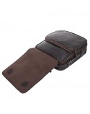Фотография Мужская небольшая коричневая сумка - барсетка KARYA 0339-04
