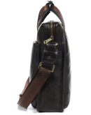 Фотография Вертикальная кожаная мужская сумка на каждый день 7041