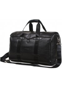 Вместительная черная кожаная мужская сумка Bn7045