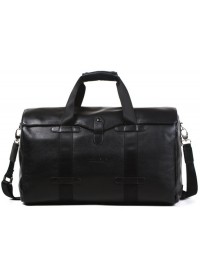 Вместительная черная кожаная мужская сумка Bn7045