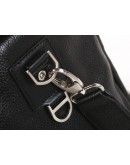 Фотография Вместительная черная кожаная мужская сумка Bn7045
