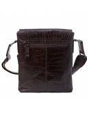 Фотография Кожаная фирменная коричневая сумка на плечо KARYA - 0794-57