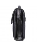 Фотография Черная кожаная мужская фирменная сумка - барсетка KARYA 0811-45