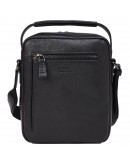 Фотография Кожаная мужская черная сумка - барсетка KARYA - 0877-101