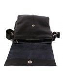 Фотография Стильная и модная кожаная сумка на плечо 7098 черная