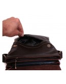 Фотография Удобная стильная мужская сумка из кожи на каждый день 7099k