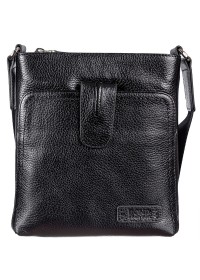 Кожаная удобная небольшая мужская сумка BOND 1031-281