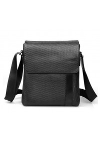Модная мужская черная сумка на плечо 71032
