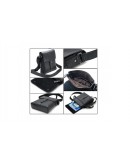 Фотография Кожаная стильная сумка черного цвета на плечо 71034