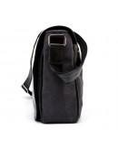 Фотография Черно-серая мужская тканево-кожаная сумка на плечо Tarwa GG-1047-3md
