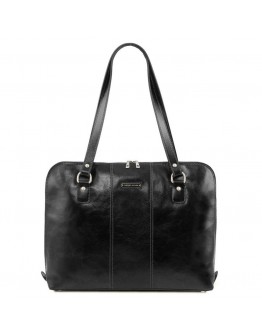 Женская кожаная черная сумка Tuscany Leather RAVENNA TL141795 black