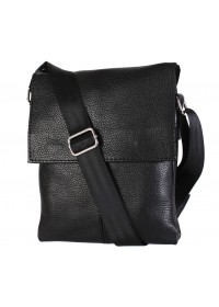 Практичная стильная повседневная сумка на плечо 7106 черная