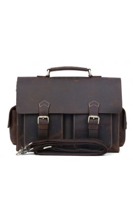 Компактный кожаный портфель идеального качества 71088