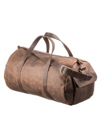 Дорожная коричневая винтажная сумка Grande Pelle 11045