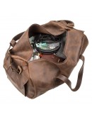Фотография Дорожная коричневая винтажная сумка Grande Pelle 11045