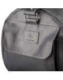 Фотография Черная мужкая дорожная сумка из винтажной кожи Grande Pelle 11046