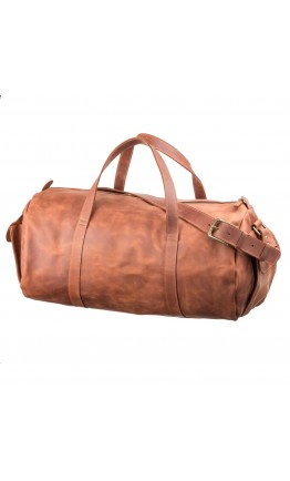 Дорожная коричневая винтажная сумка Grande Pelle 11047
