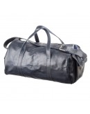 Фотография Синяя мужская кожаная сумка для командировок Grande Pelle 11049
