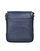 Фотография Кожаная синяя мужская сумка на плечо Bond - 1107-1170