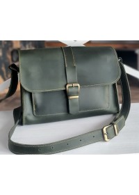 Женская зеленая кожаная сумка 74149-SGE