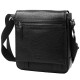 Кожаная черная мужская сумка на плечо Bond - 1107-281