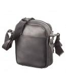 Фотография Маленькая черная кожаная сумка на плечо SHVIGEL 11076