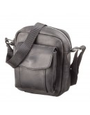 Фотография Маленькая черная кожаная сумка на плечо SHVIGEL 11076