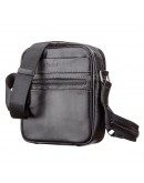Фотография Черная небольшая мужская сумка барсетка SHVIGEL 11088