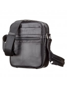 Черная небольшая мужская сумка барсетка SHVIGEL 11088