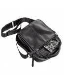 Фотография Черная небольшая мужская сумка барсетка SHVIGEL 11088