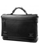 Фотография Черная кожаная мужская сумка - портфель BOND 1109-281