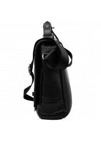 Черная кожаная мужская сумка - портфель BOND 1109-281