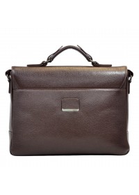 Коричневая кожаная мужская сумка - портфель BOND 1109-286
