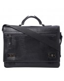 Фотография Черная кожаная мужская сумка - портфель BOND 1109-902
