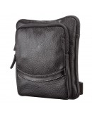 Фотография Мужская сумка кожная на плечо черная SHVIGEL 11090