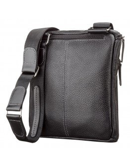 Черная сумка на плечо мужская SHVIGEL 11102
