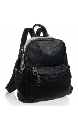Кожаный черный женский рюкзак Olivia Leather NWBP27-009A