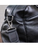 Фотография Дорожная кожаная черная мужская сумка SHVIGEL 11120