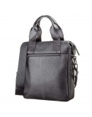 Фотография Черная кожаная мужская сумка деловая SHVIGEL 11121