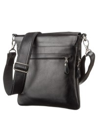 Черная мужская оригинальная сумка на плечо SHVIGEL 11124